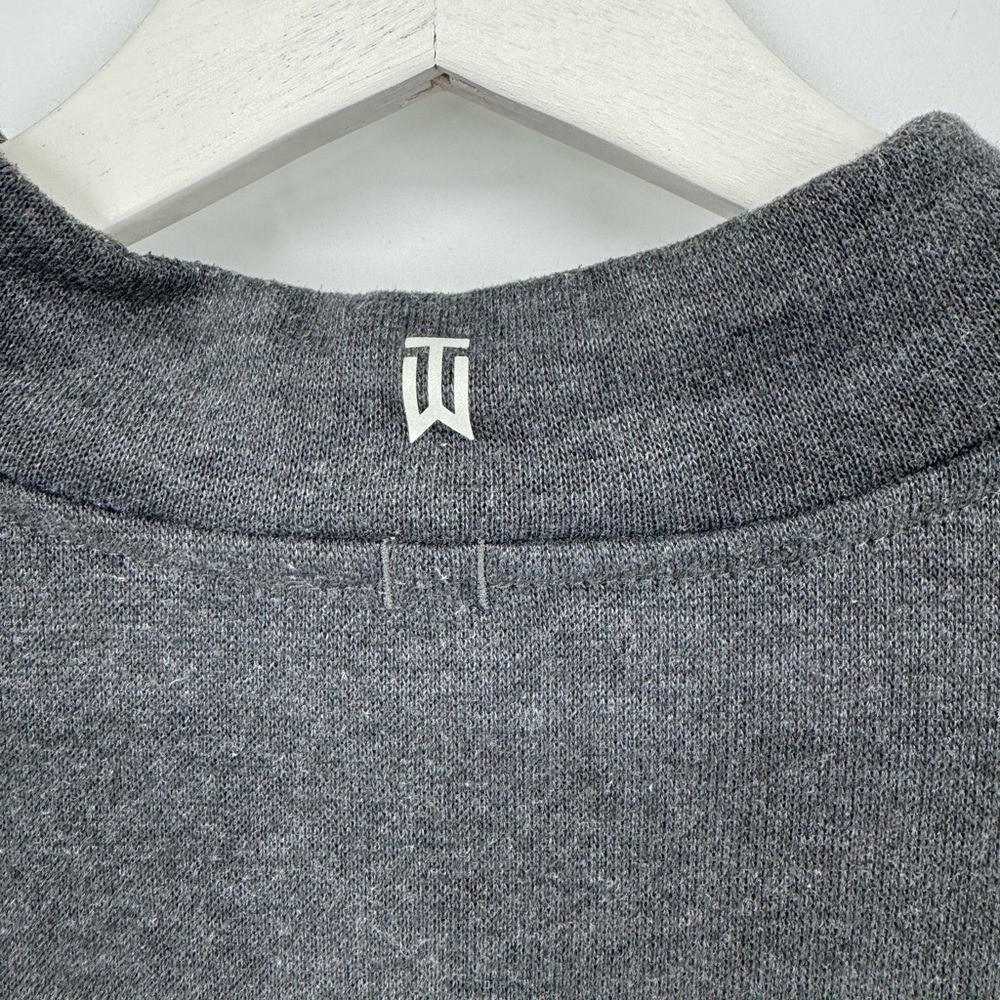 Nike Tiger Woods Collection 1/2 Zip Golf Pullover Heather Gray M