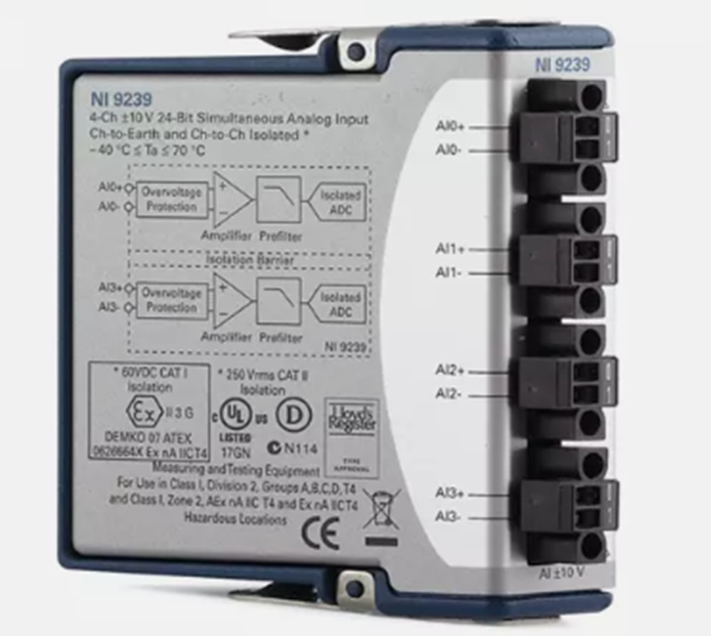 New NATIONAL INSTRUMENTS NI 9239 Analog Input Module