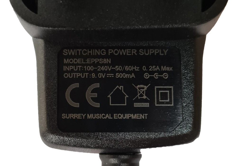 BOSS BE-5 MULTIPLE EFFECTS PEDAL POWER SUPPLY REPLACEMENT ADAPTER UK 9V