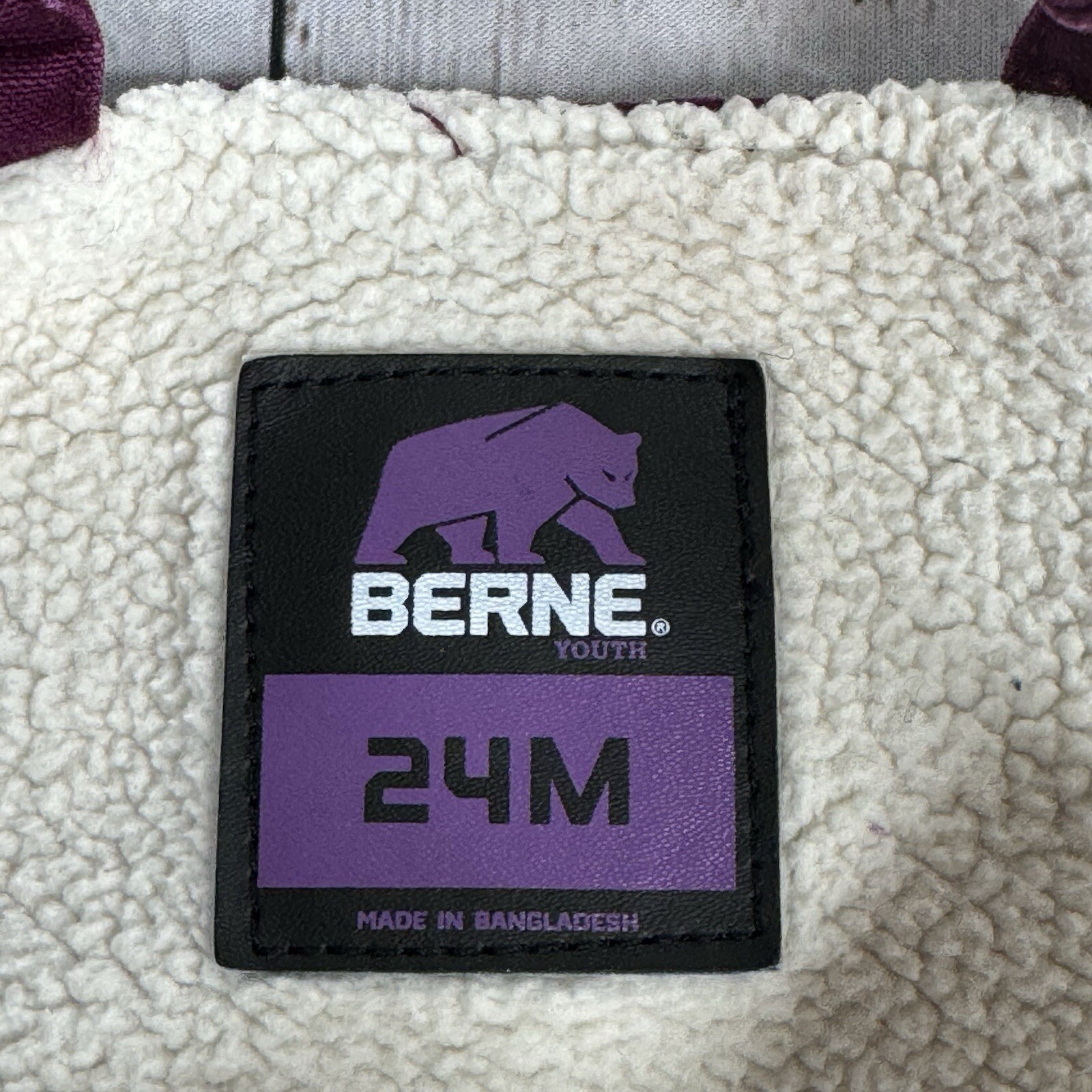 Berne Insulated Lined Coveralls Purple Girls Toddler Size 24 Months Snow Overall