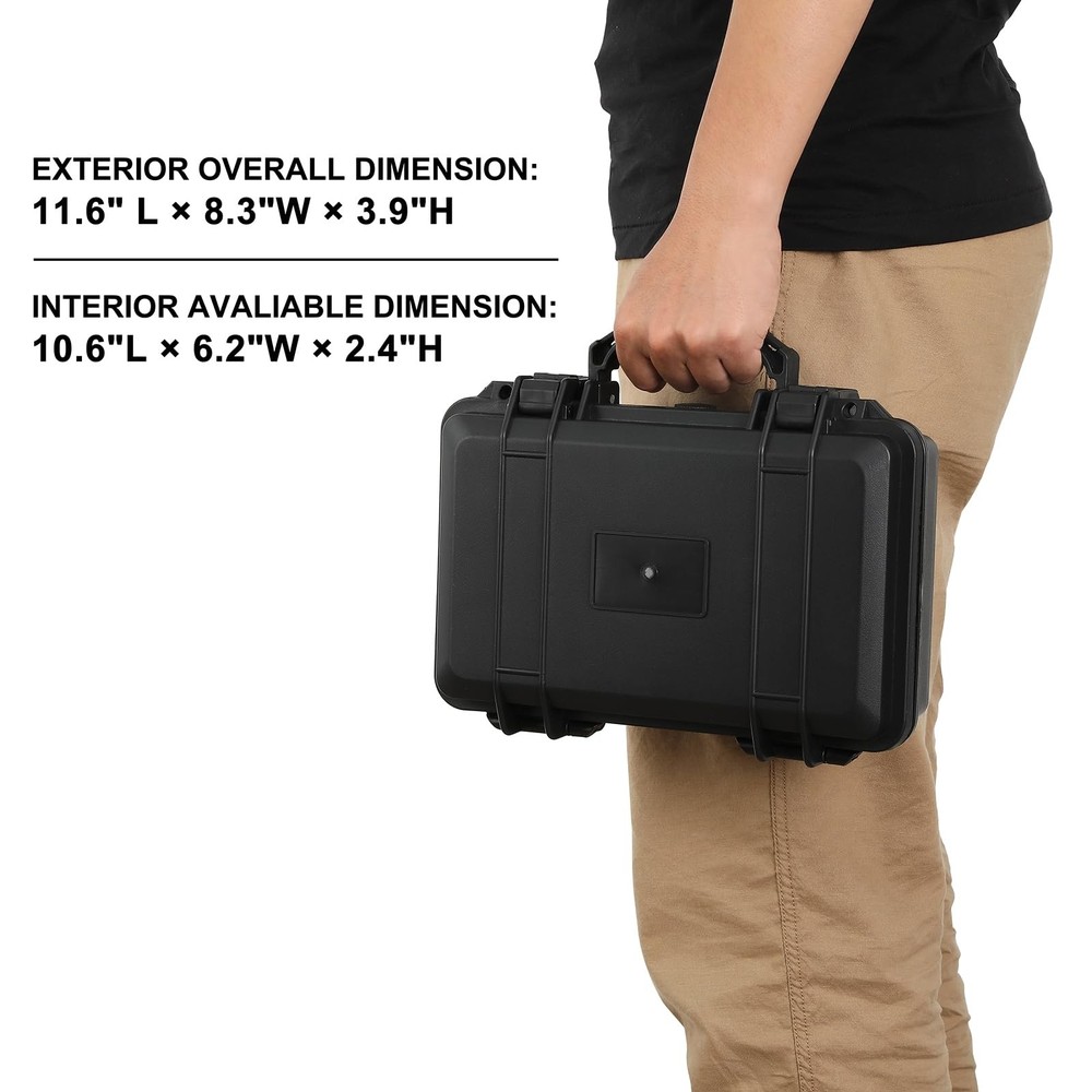 Tool Box with Shock Proof Sponge Waterproof IP67 Carrying Case