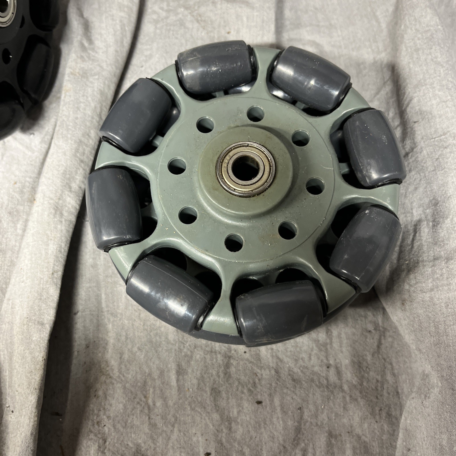 Lot Of 6 Used Rotacaster Wheels5 Doubles And One Triple