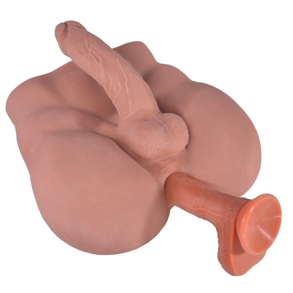 Huge Lifelike Dildo Sex Doll Male Body Torso Adult Sex Toy Big Penis For women-x