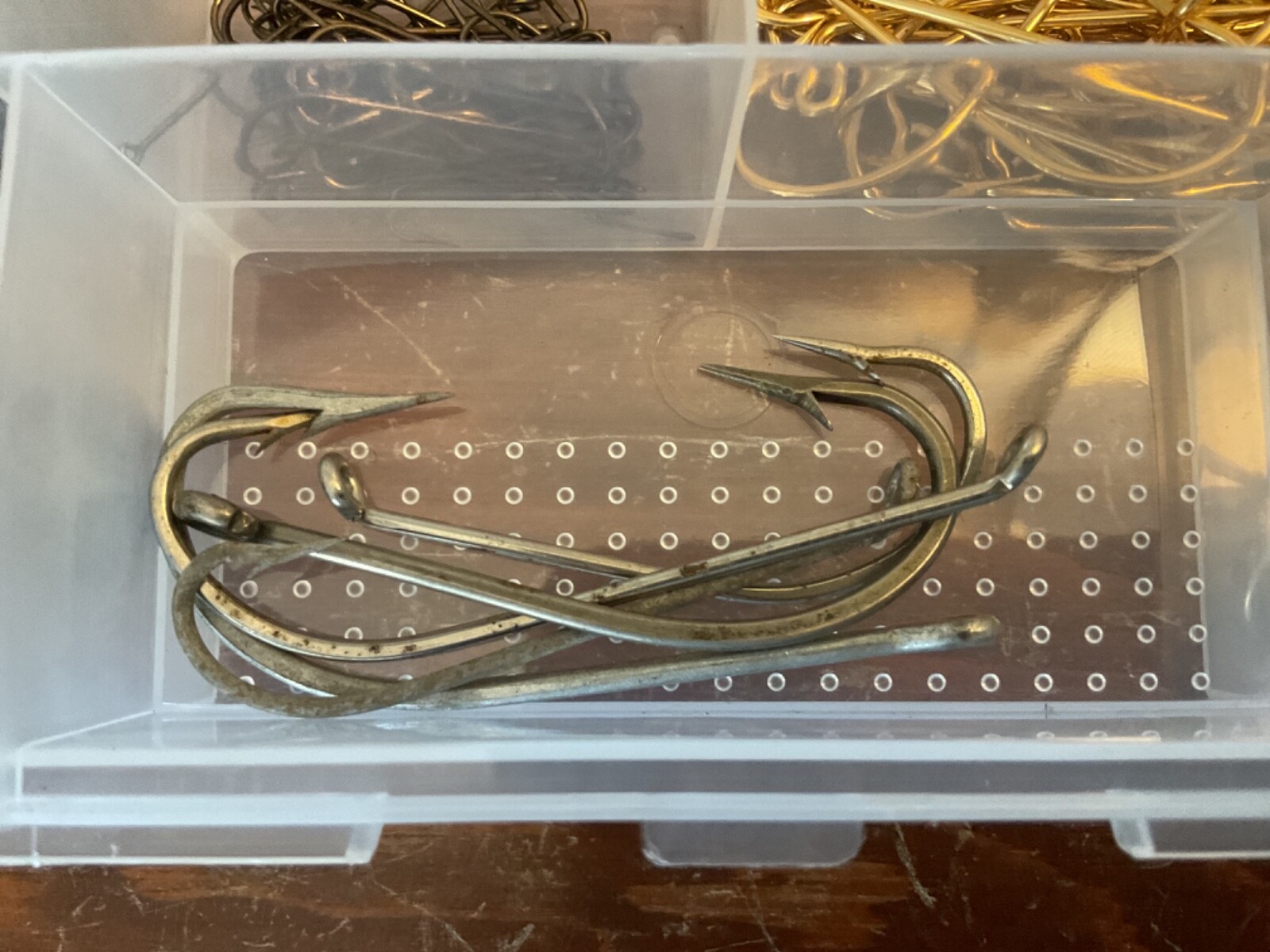 Lot Of Miscellaneous Fishing Hooks With Case