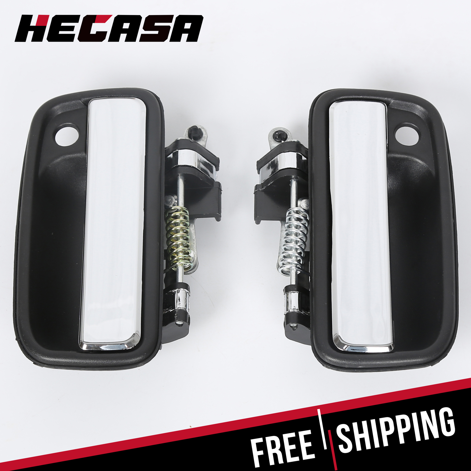 For Toyota Tacoma 1995-04/HILUX 2004-2012 Front Outside Outer Door Handle Pair