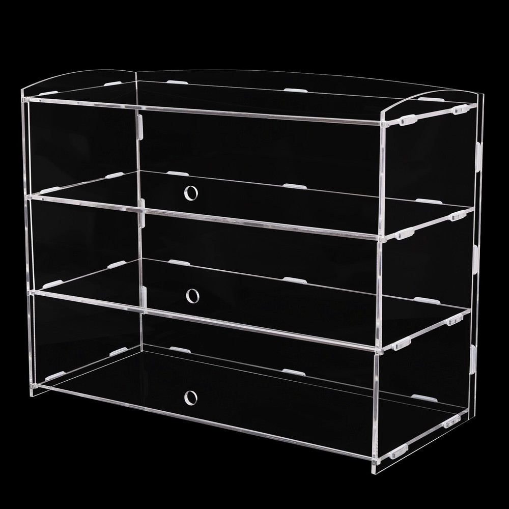 3 layers Acrylic Display Cabinet Case Bakery Pastry Display Case Multi-layer Kit