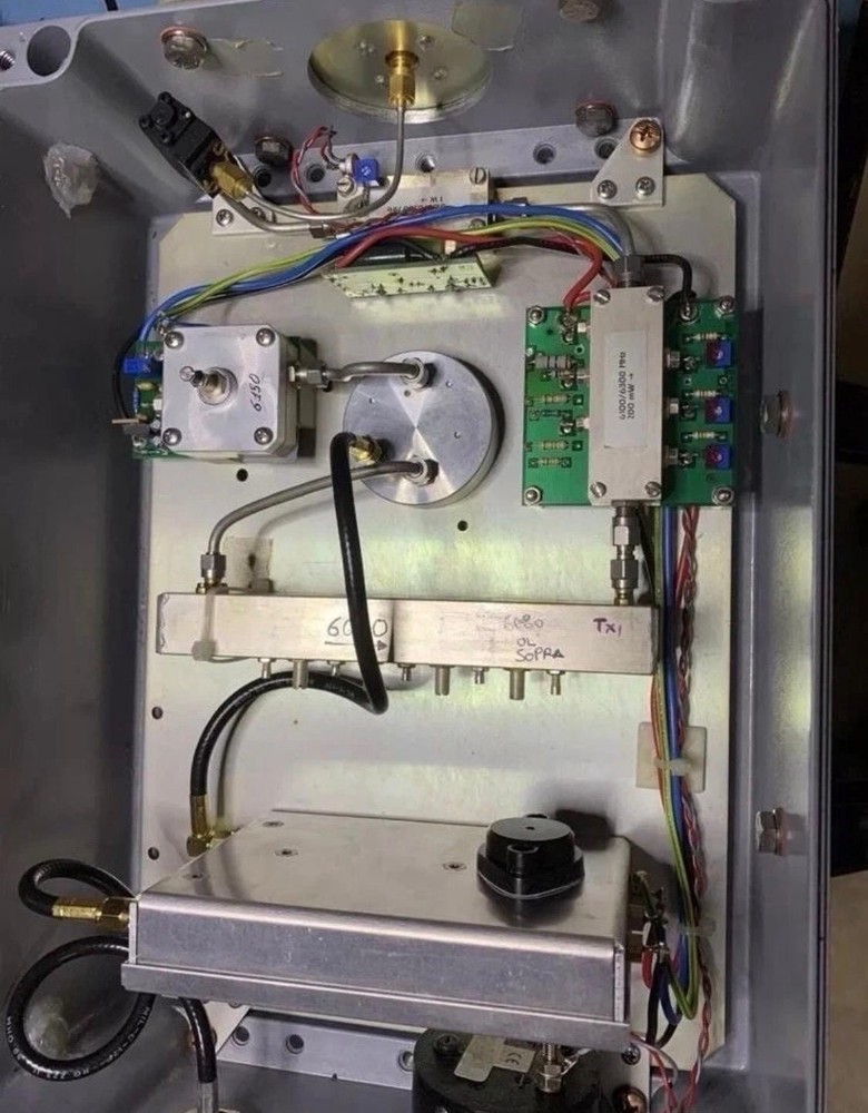 6 Ghz 1W ANALOG 4 AUDIO 1 VIDEO TRANSMITTER WITH RF AIRPLANE FULL TESTED