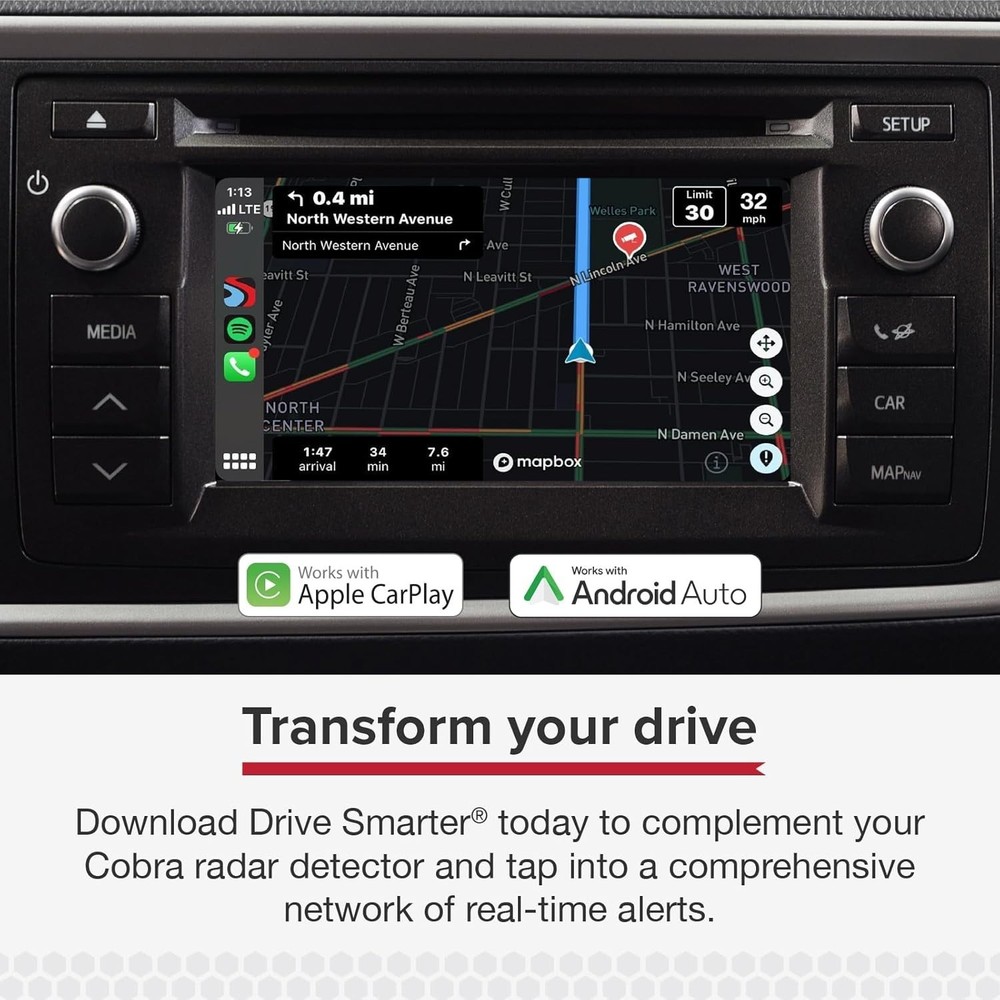 RAD 490I Laser Radar Detector – New Model with Long Range Detection, Bluetooth,