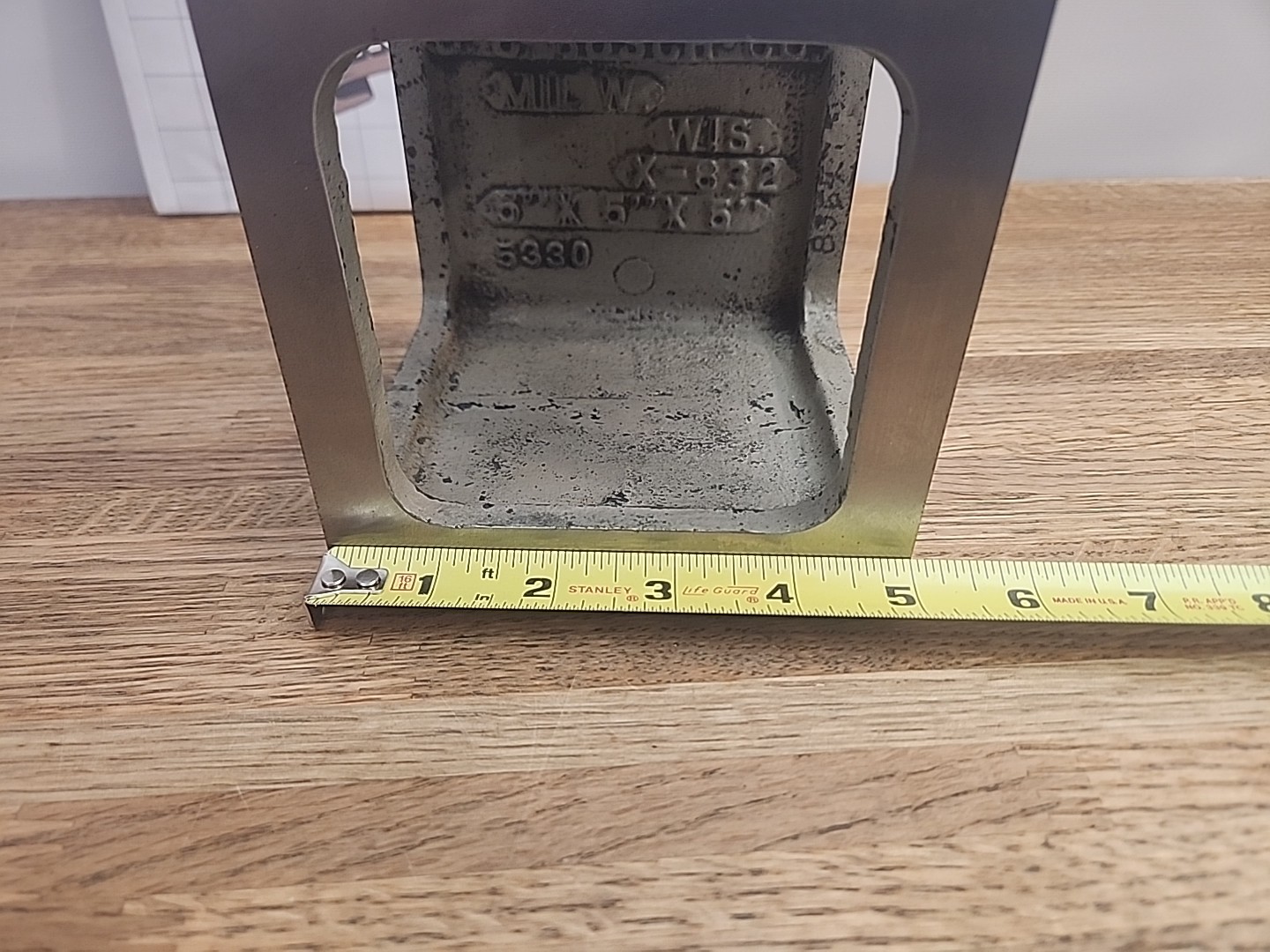 Busch Precision X-832 USA 5" X 5" X 5", Precision Ground Cube Square