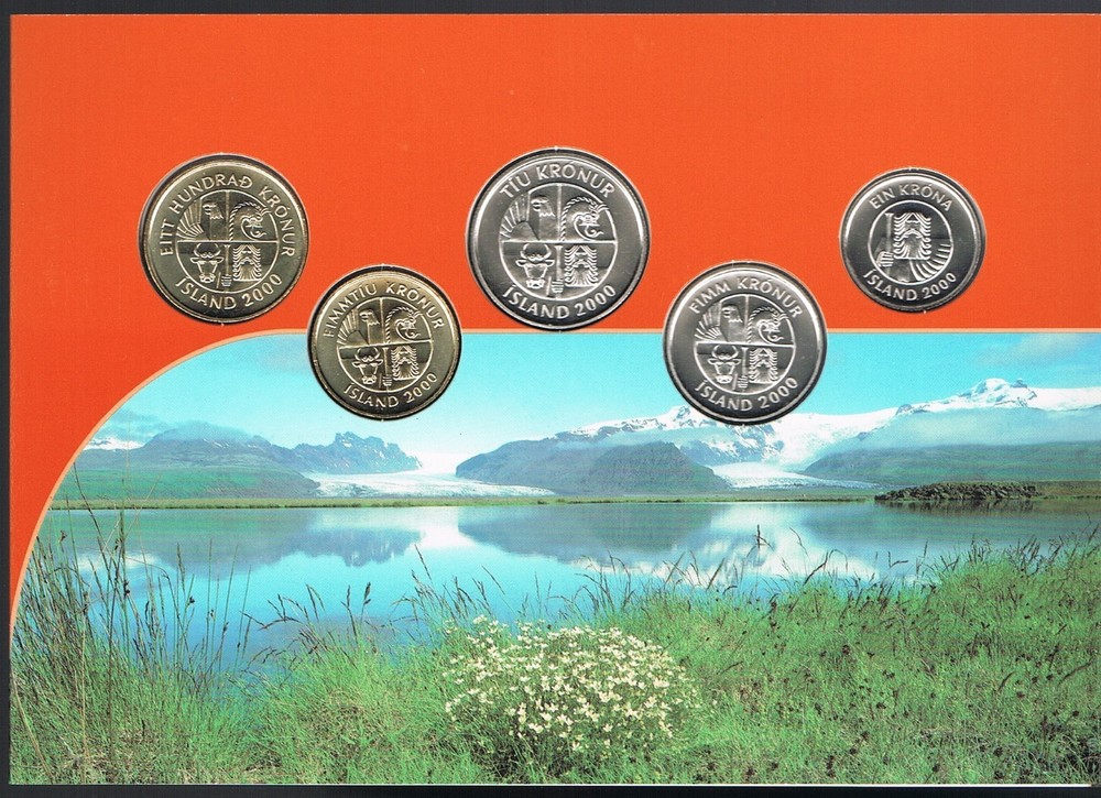 ICELAND - Icelandic Mint Set 2000 - Original Packaging - Uncommon Set