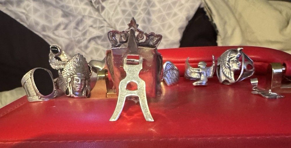 Tiny Vintage Sterling Silver Picture Frame