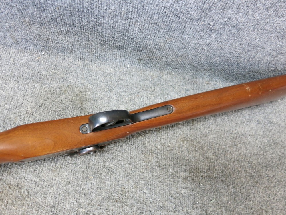 THOMPSON CENTER NEW ENGLANDER COMPLETE MUZZLELOADER STOCK, .50 CAL, GOOD USED.