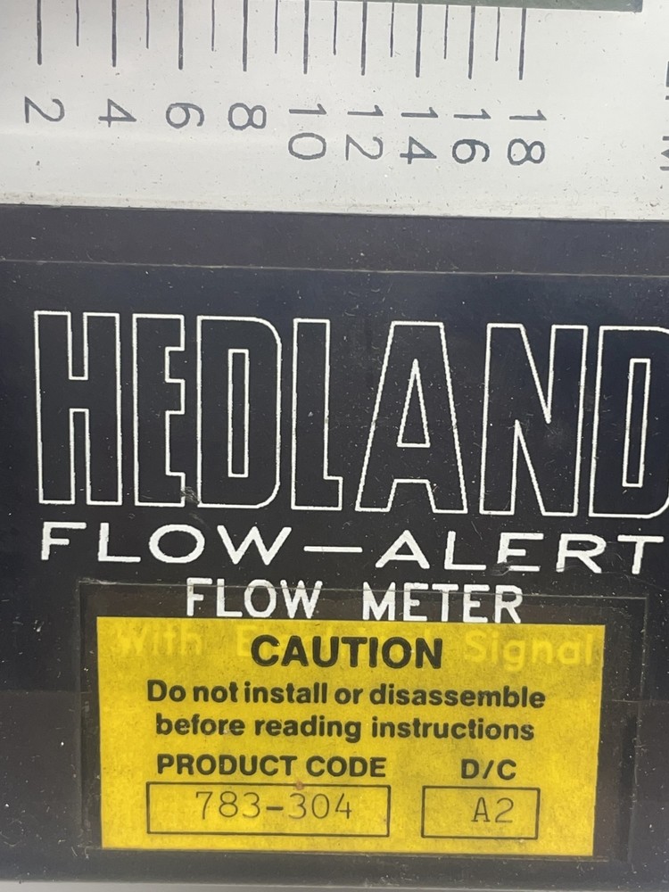 HEDLAND 783-304 FLOW METER UNMP