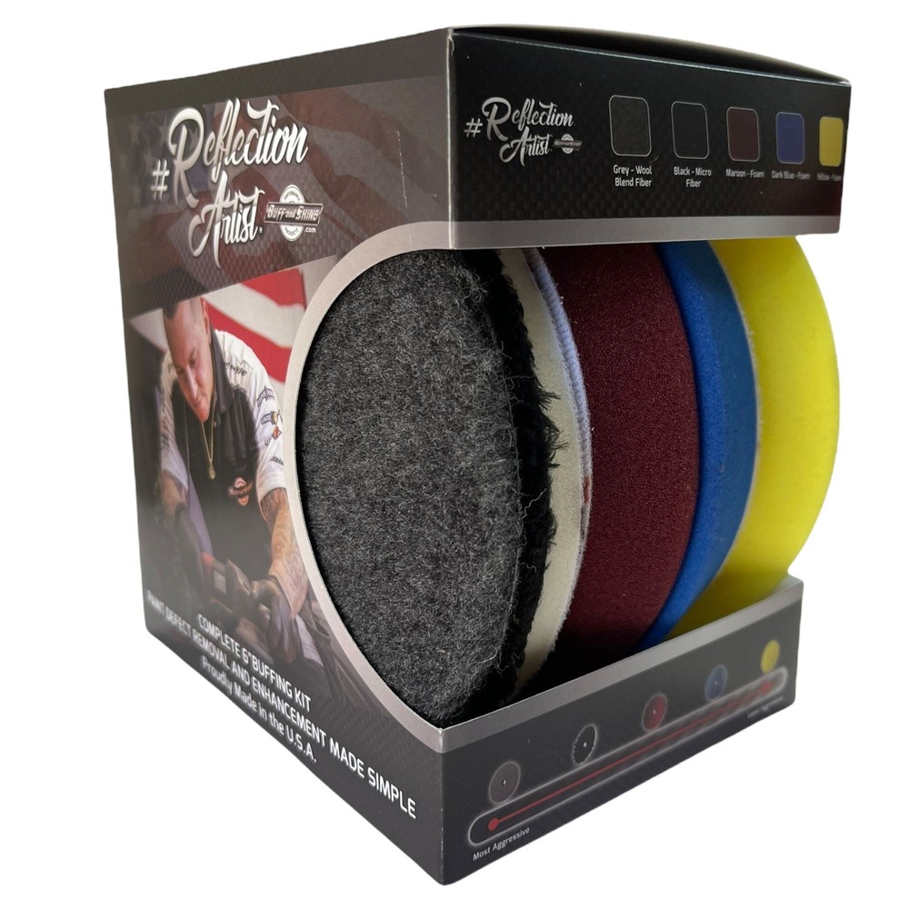 Buff and Shine® Reflection Artist™ Complete 5" & 6" Buffing Kit