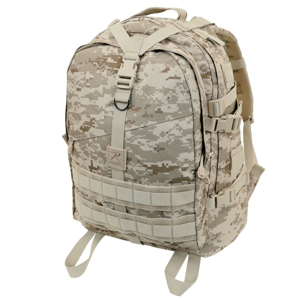 Rothco Desert Digital Large Transport Pack, MOLLE & Hydration Bladder Compatible