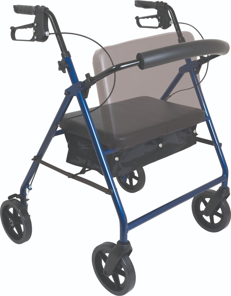 Bariatric Rollator with 8-inch Wheels