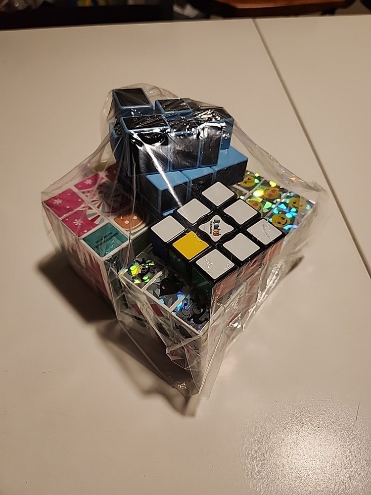 Six Rubiks Cubes - Unique Lot - Read