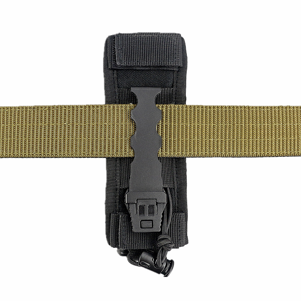 US Molle Flashlight Holder for Belt Flashlight Pouch Open Top Flashlight Holder