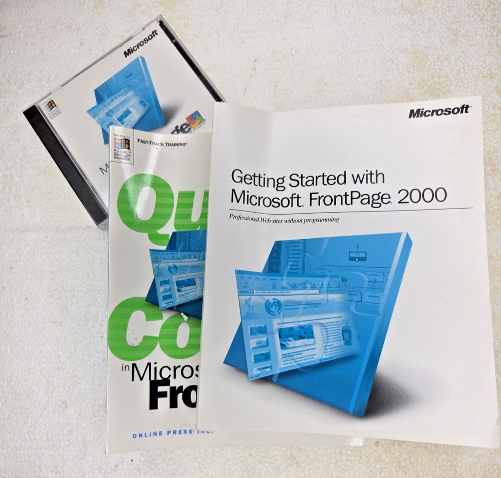 UPGRADE - Microsoft FrontPage 2000 UPGRADE (2-CD Set)