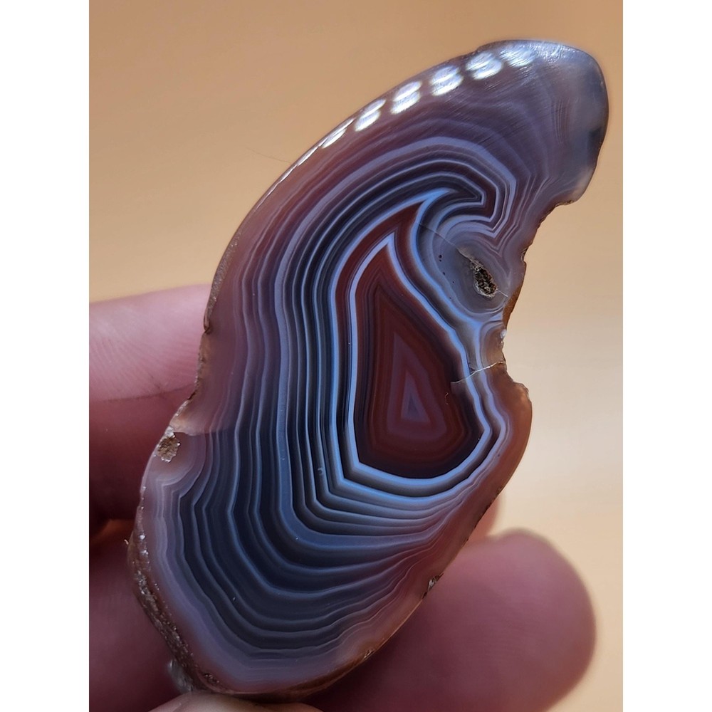 Bostwana Agate - Polished Half Nodule