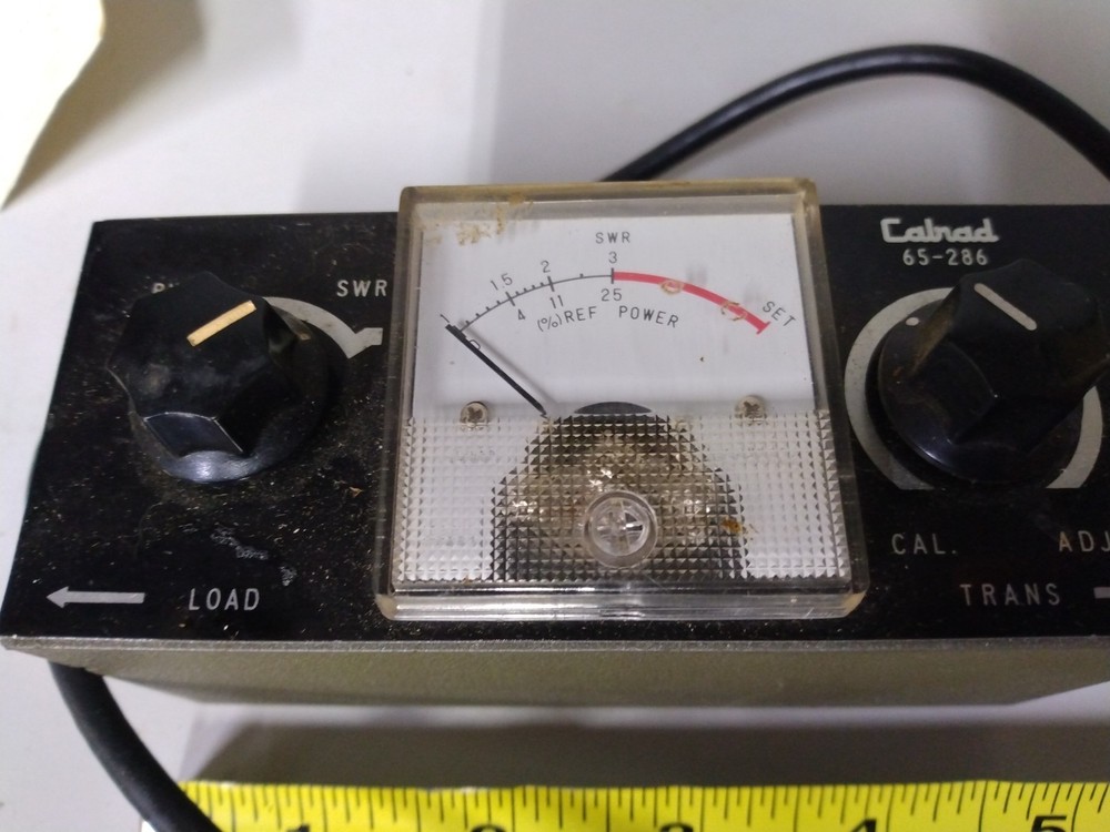 Vtg Calrad Standing Wave Bridge Meter