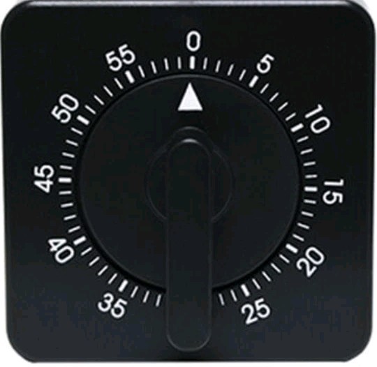 Style Tek Salon Timer In Black
