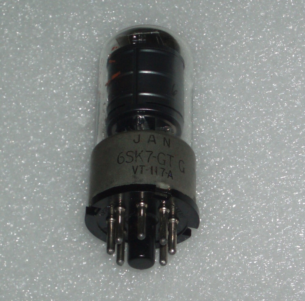 PARASET replica electron tube JAN 6SK7-GT G  tube by RCA