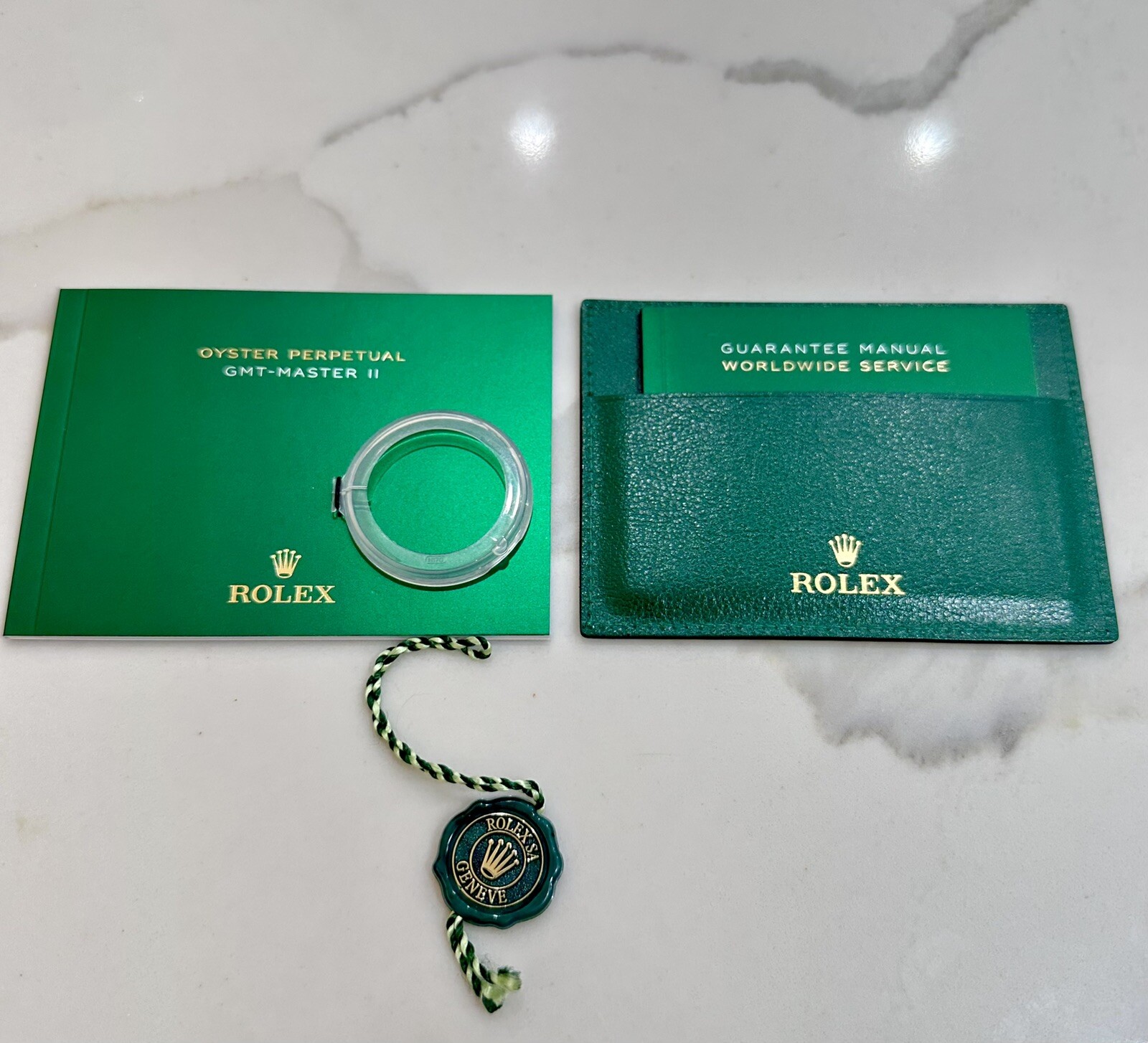 OEM Rolex GMT Master II Booklet Holder Bezel Protector SET 126711 126715 126710