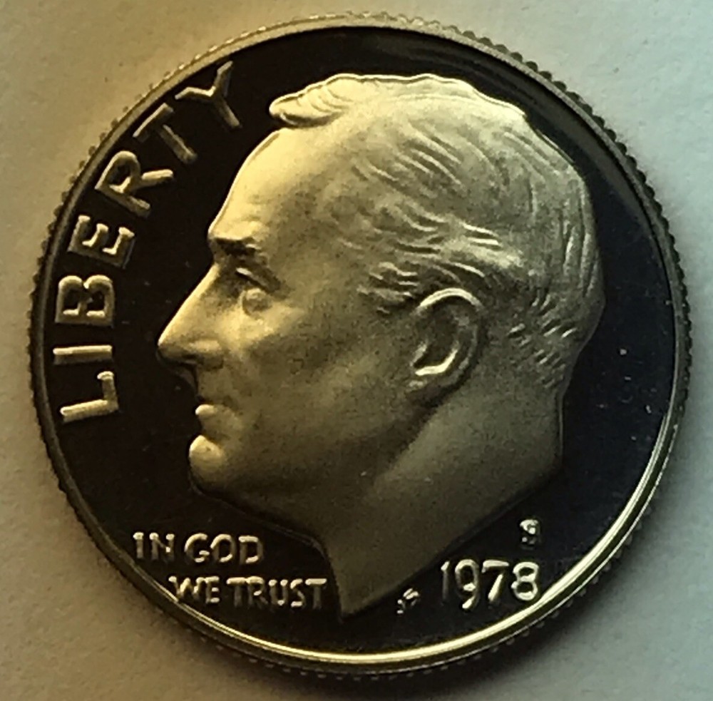 1978-S PROOF ROOSEVELT DIME