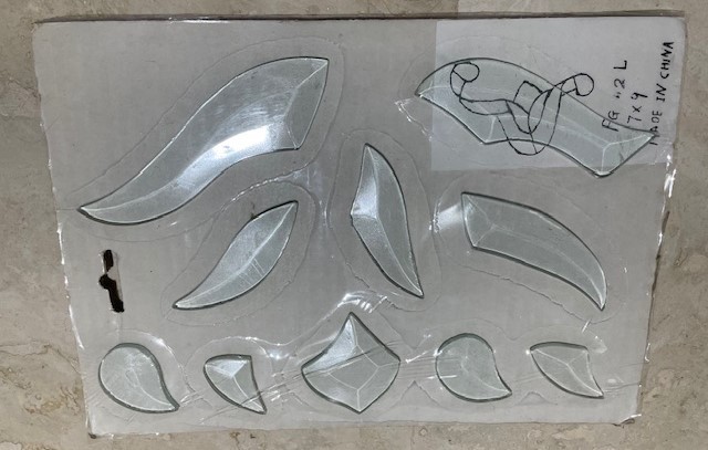 Stained Glass Bevel Cluster PG 42L