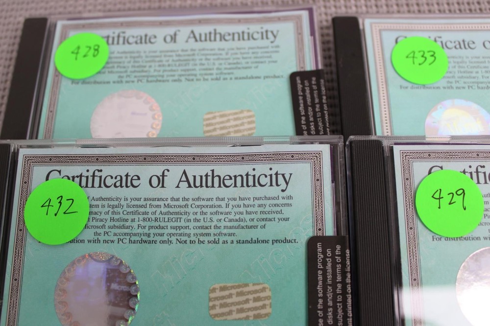 Microsoft Cd Programs/Games Mixed Lot of 9