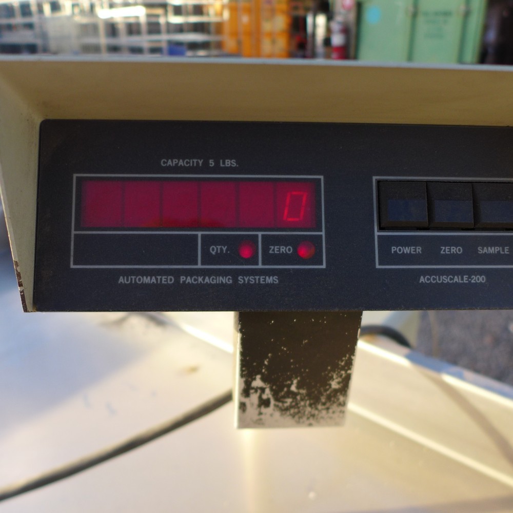 AUTOBAG HS-100 AUTOMATED BAGGING SYSTEM LABEL PRINTER / ACCU SCALE 220