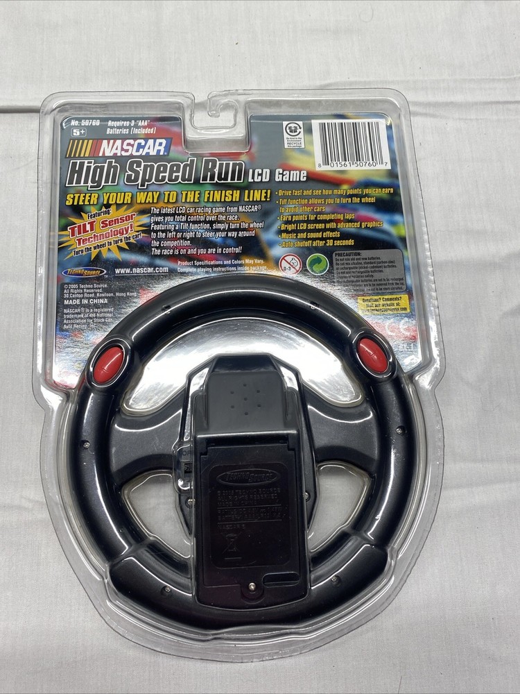 NASCAR High Speed Run LCD Game 2005 Techno Source