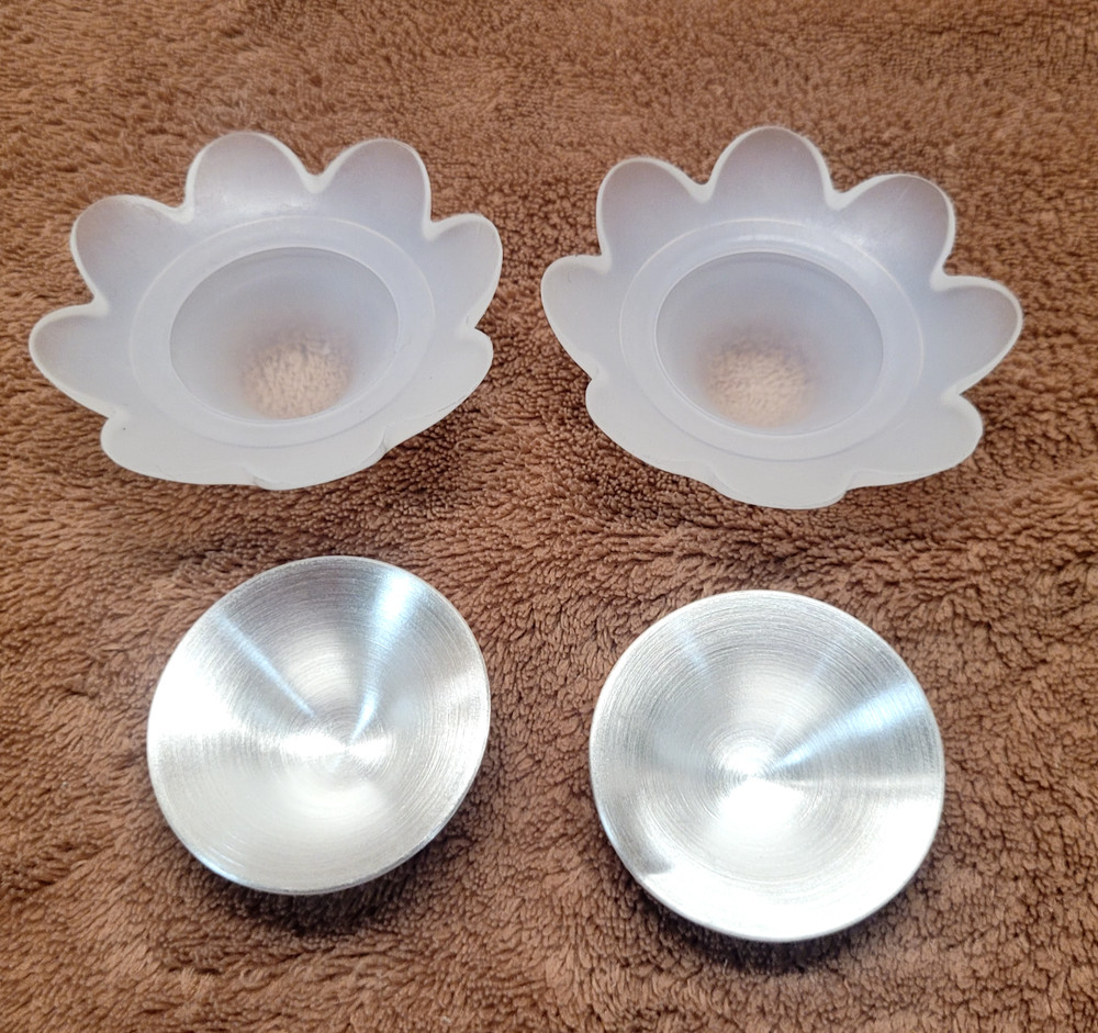 Silver Nursing Cups for Breastfeeding Relief