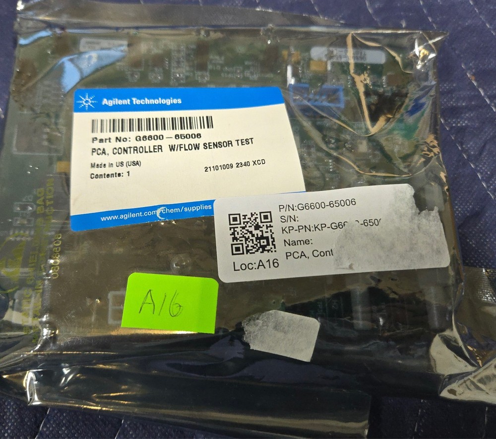 Agilent G6600-65006 SCD PCA controller with flow sensor test