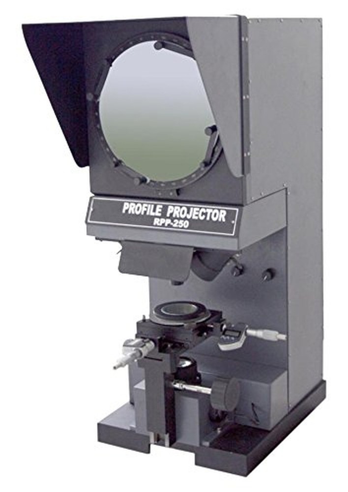 Optical comparison projector metrology tool laboratory - digital scales
