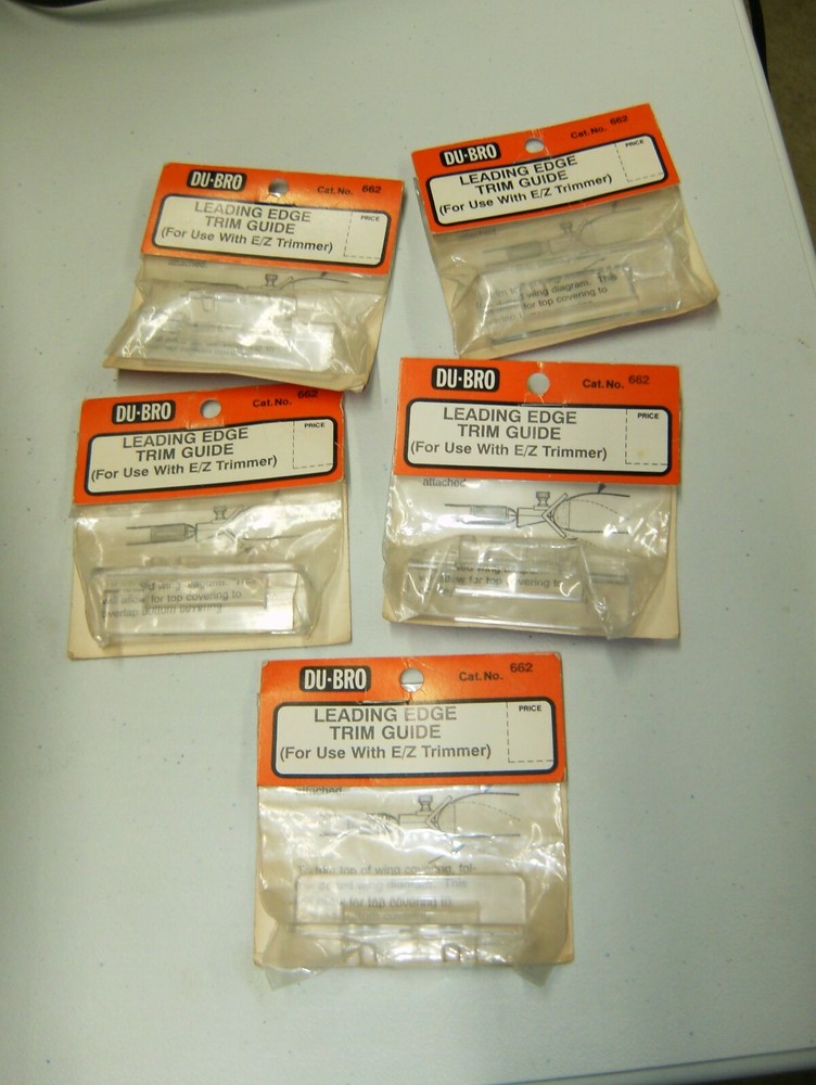 Du-Bro (5) Leading Edge Trim Guide DUB662 (For Use With E/Z Trimmer)