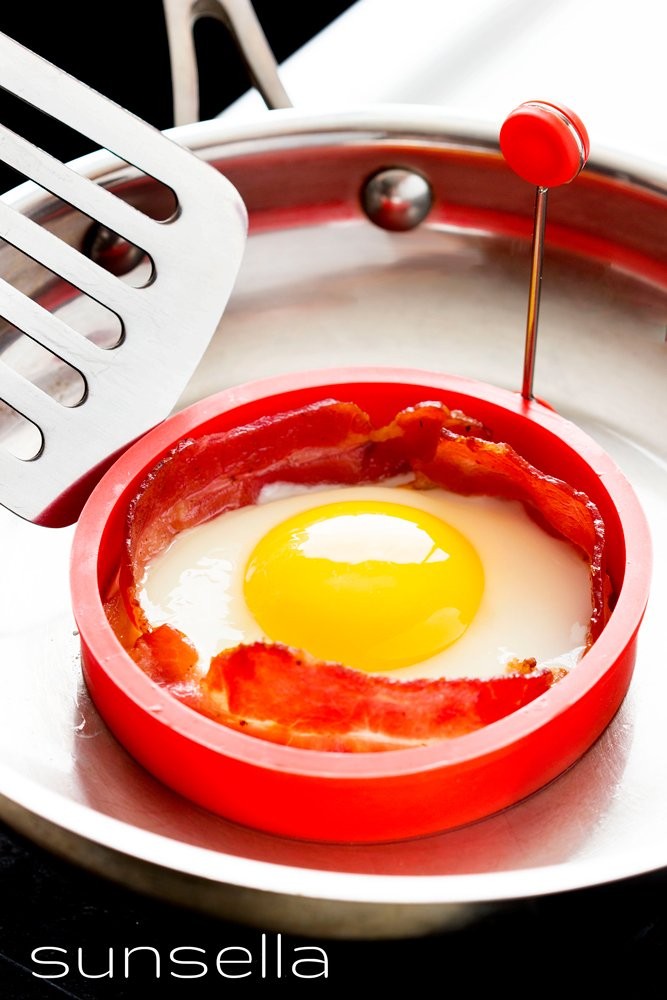 Sunsella 4" Silicone Egg & Pancake Rings - 4 Pack