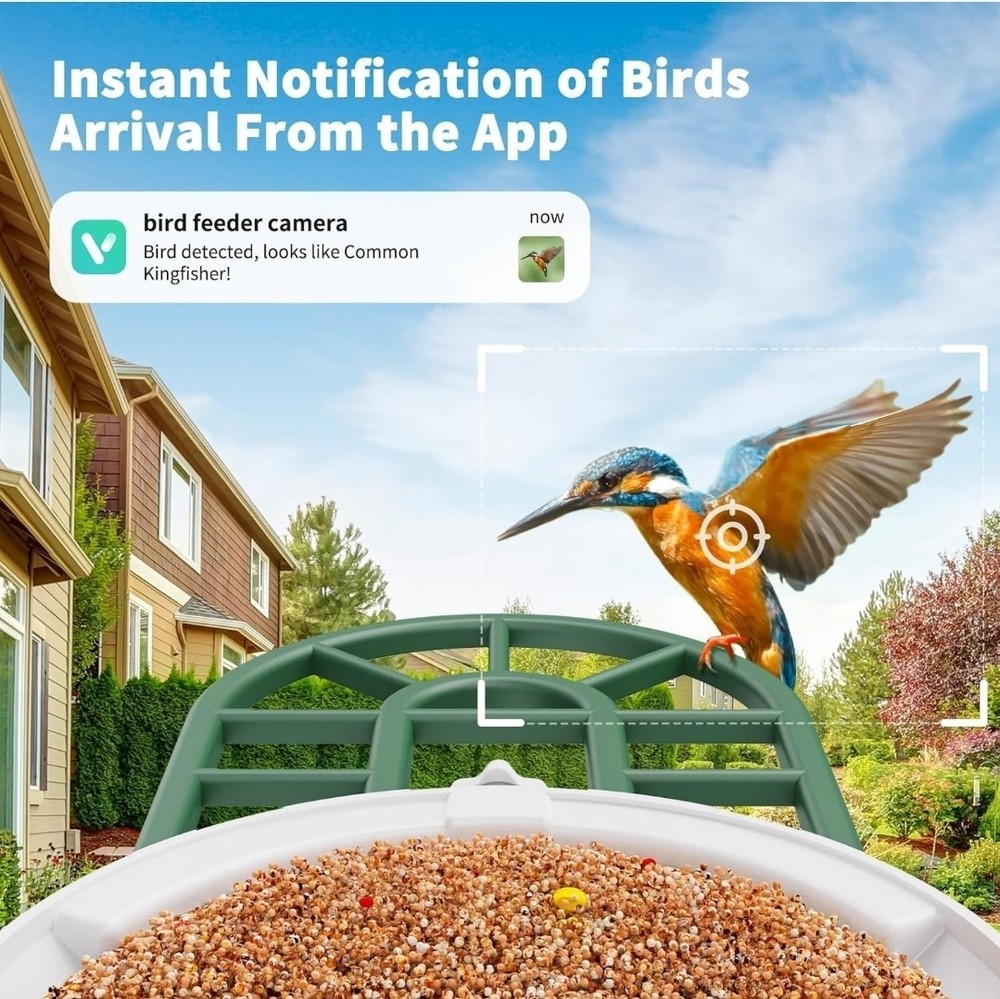 New! HARYMOR Bird Feeder Camera With Smart AI