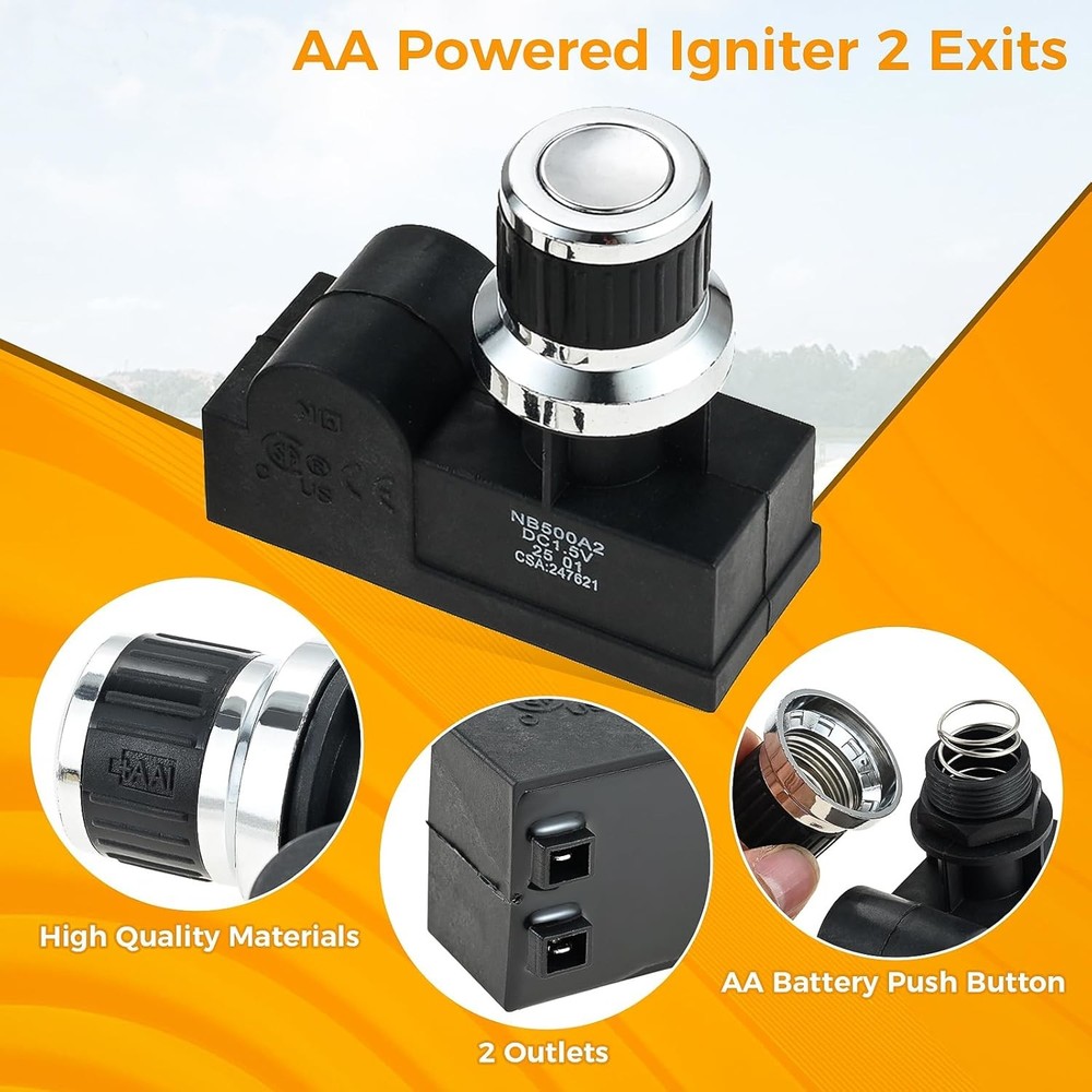 DPP20 AA Electronic Igniter Kit for Broilmaster D P Series Grill Replacement