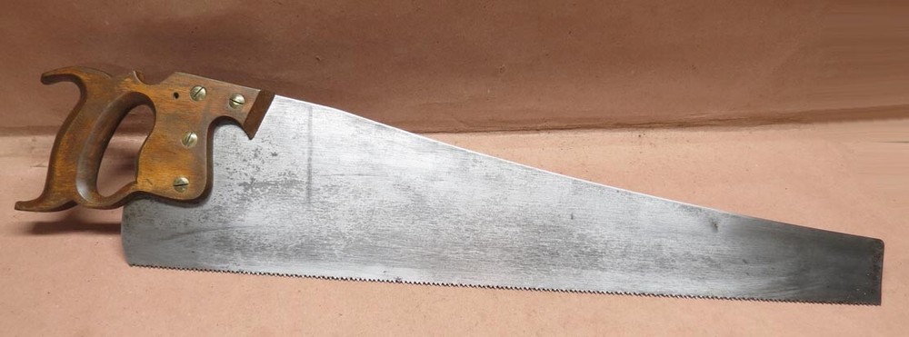 DISSTON HANDY HAND CC SAW – Great Etch - Hand Sharpened