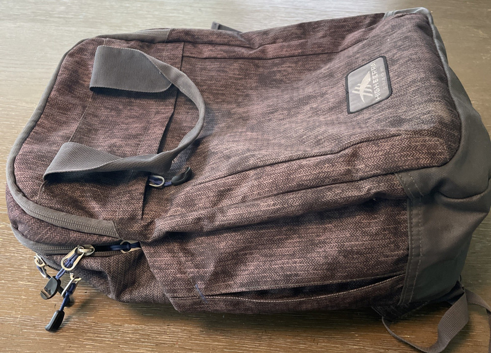 High Sierra Adjustable Backpack Grey, Black & Pink