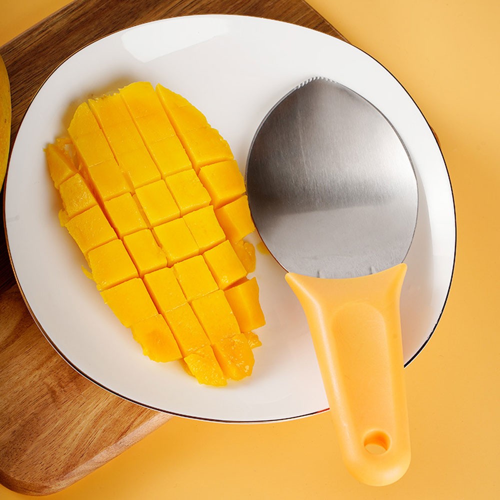 Multi-Purpose Mango Slicer Scooping Spoon, Multifunctional Slicer TL