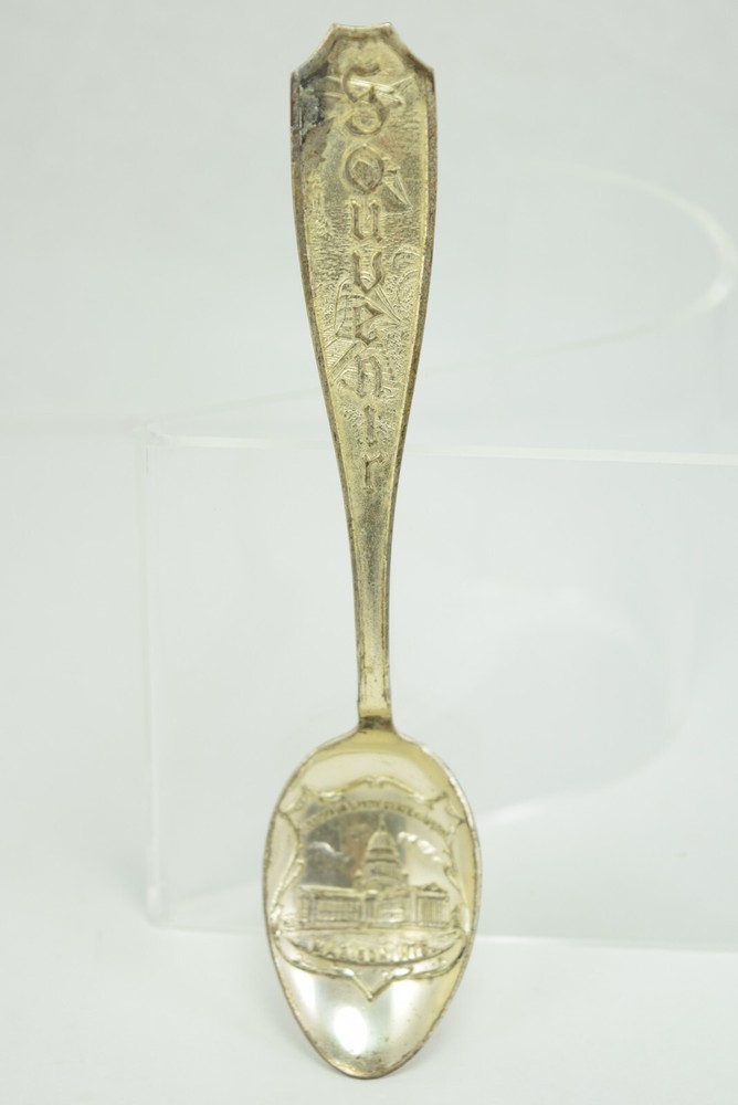US Capitol Souvenir Silver Spoon