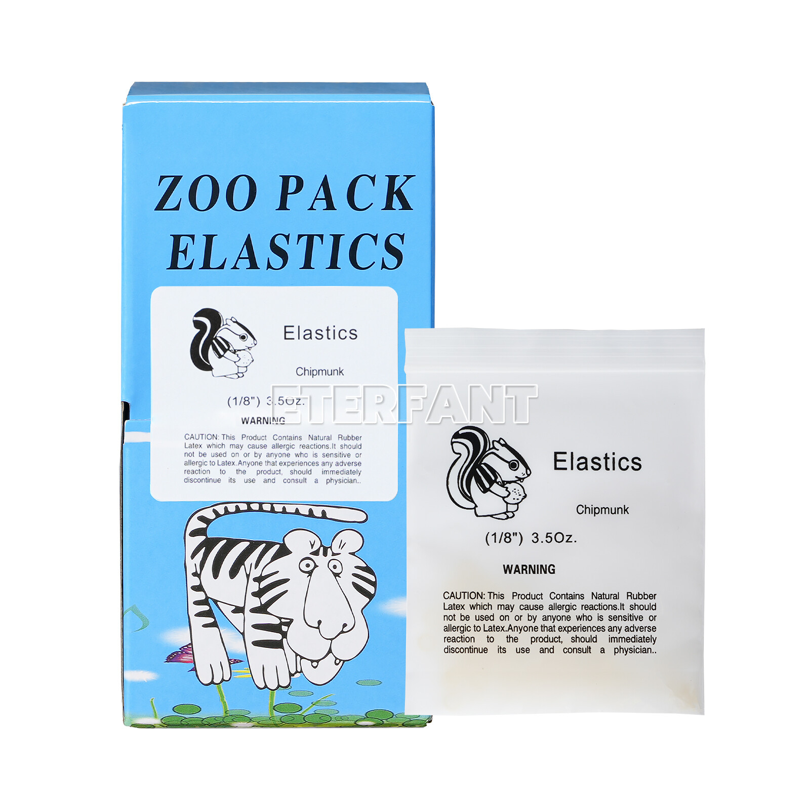 5000PCs ETERFANT Dental Orthodontic Rubber Bands Elastics Latex Braces 3.5oz