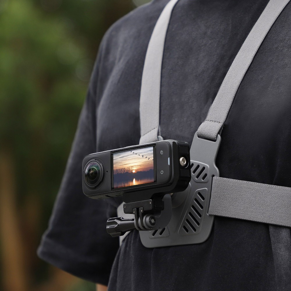 Horizontal Mount Holder&Magnetic Adapter Base For Insta360 X4 Camera Accessories