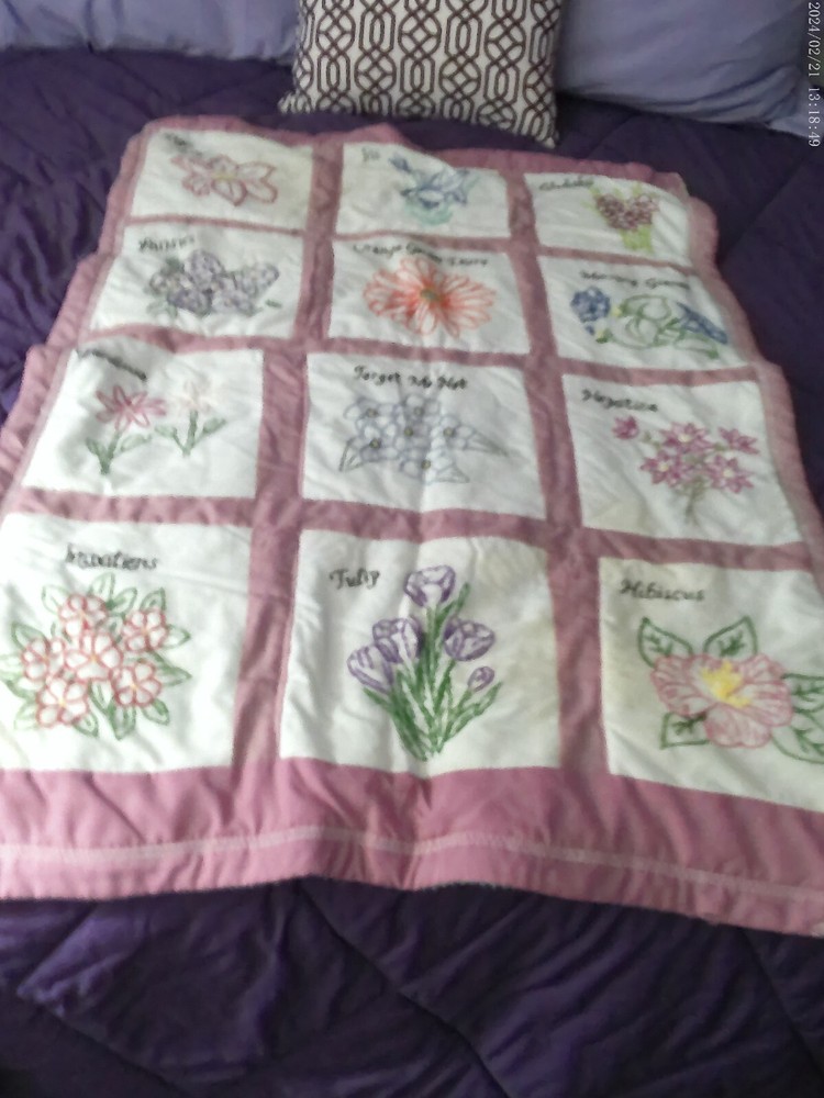 Doll Quilt handmade