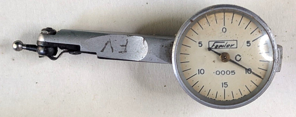 FOWLER Dial Test Indicator .0005" / Untested