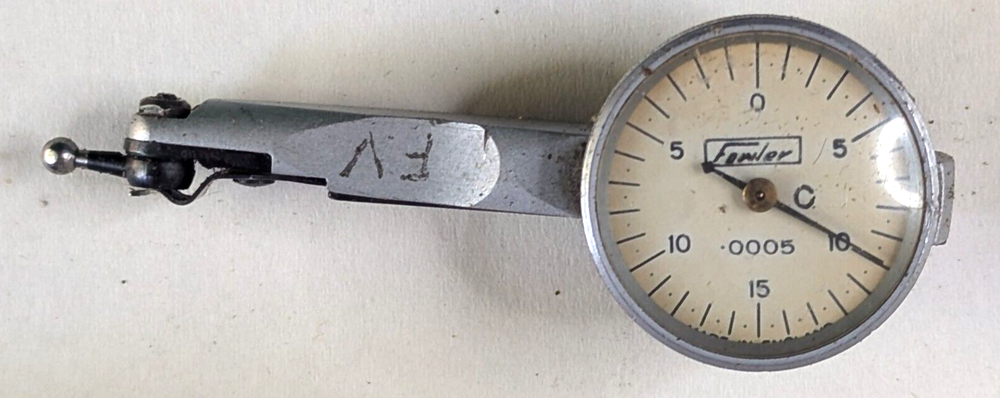 FOWLER Dial Test Indicator .0005"
