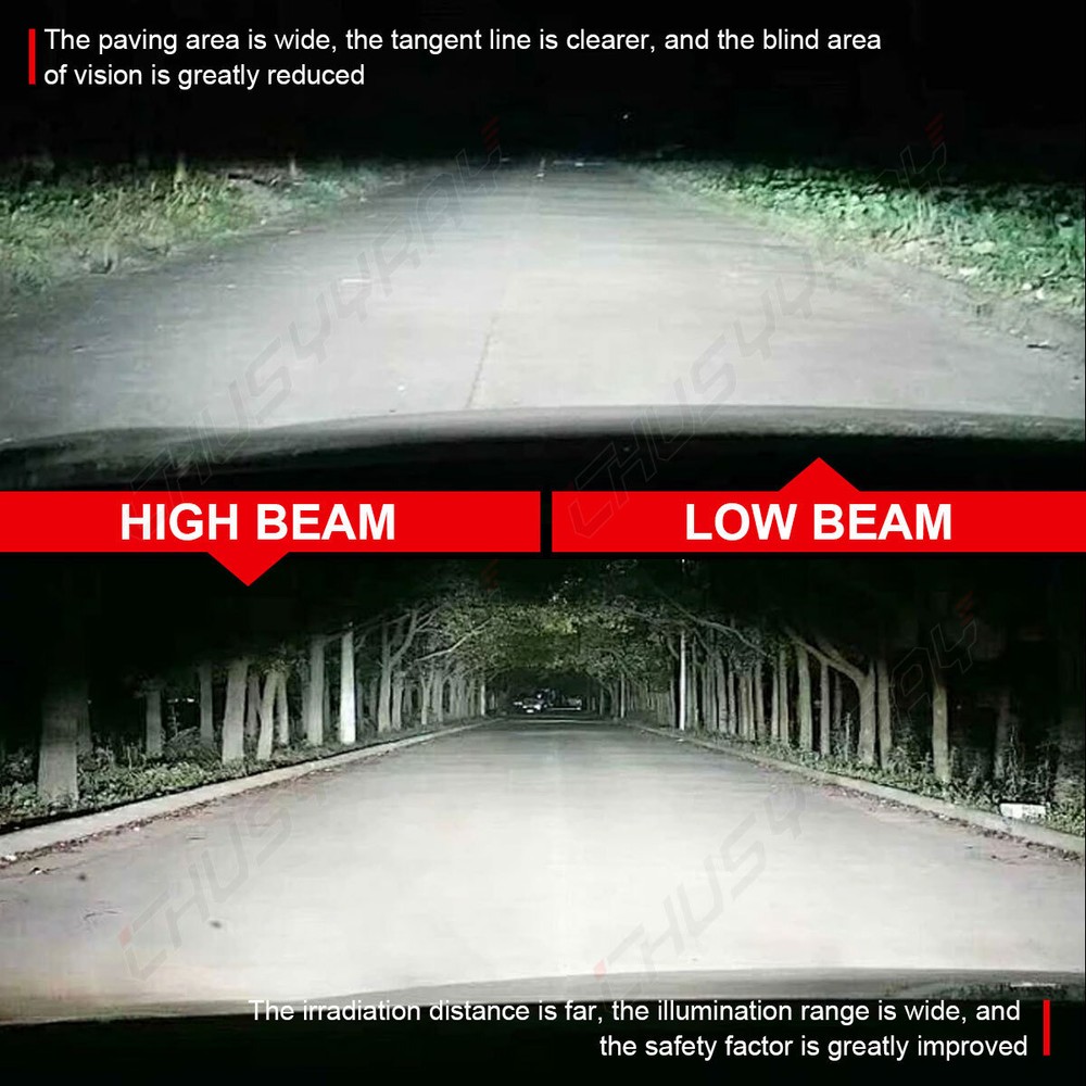 For Subaru Forester 2009-2018 LED Headlight High/Low Beam Bulbs Combo Cool White